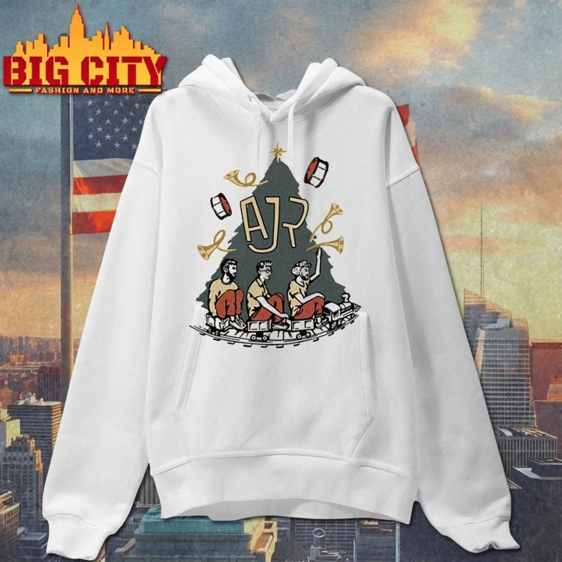 Adam Met Jack Met Ryan Met AJR band Christmas tree 2025 shirt