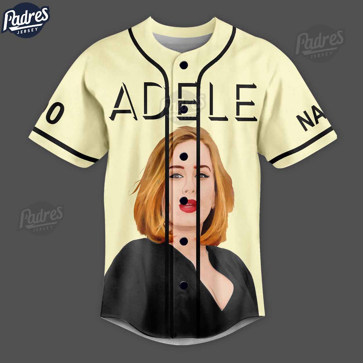 Adele Singer Custom Baseball Jersey - Padres Jersey Oasis: Elevate Your Baseball Style Game
