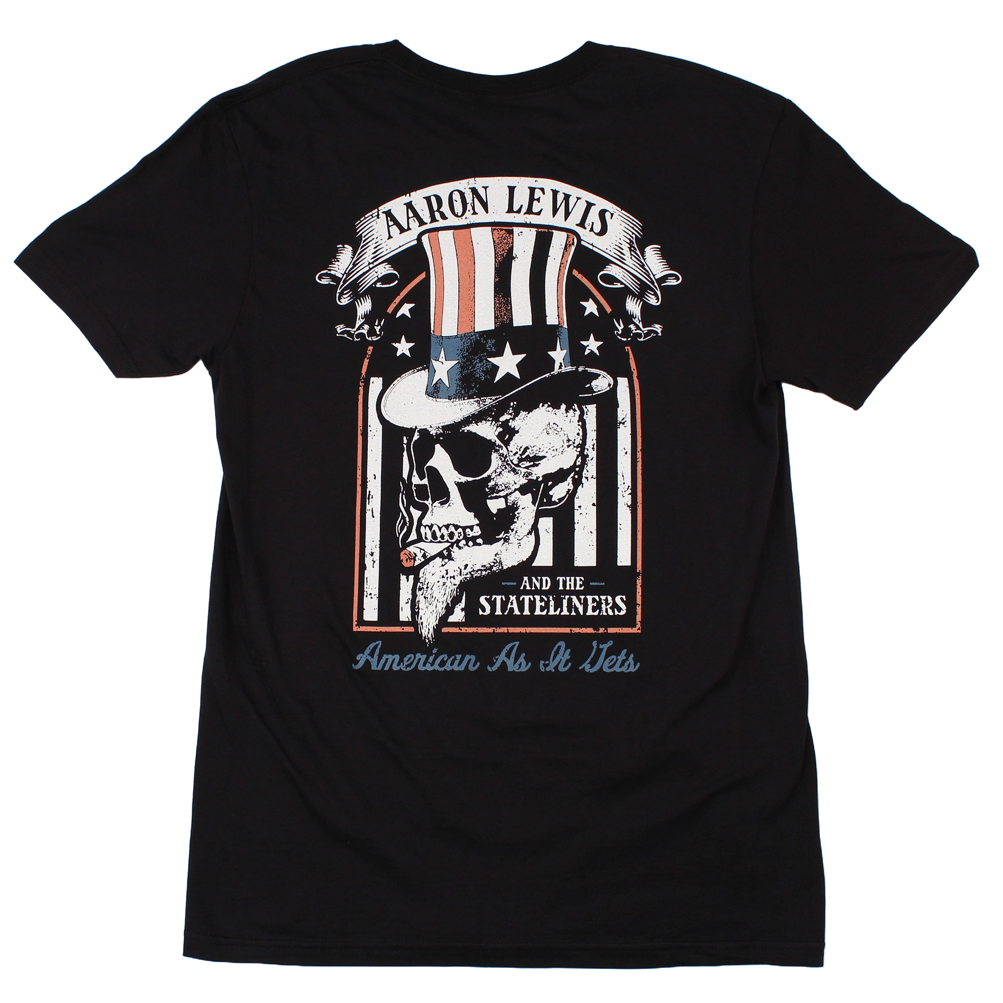 Aaron Lewis Uncle Sam Mens T Shirt Black Hoodie, Sweatshirt | CiraTrend.com (Image 2)