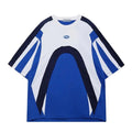 Aelfric Eden Color Blocking Racing Tee Hoodie, Sweatshirt | CiraTrend.com