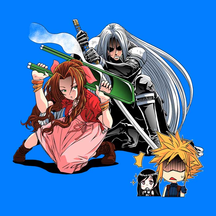 Aerith Weapon 3 4 Sleeve T-Shirts, Hoodie, Sweatshirt