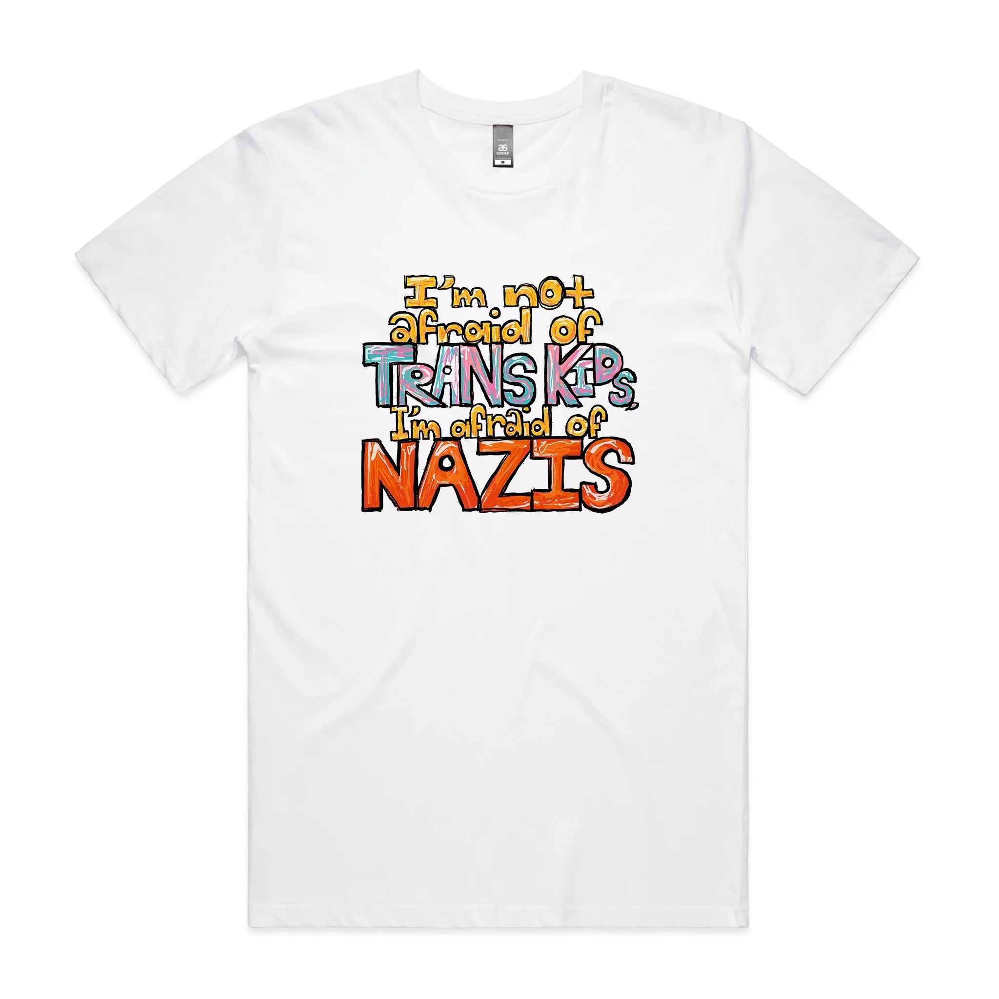 Afraid Of Nazis Tee Hoodie, Sweatshirt | CiraTrend.com (Image 2)