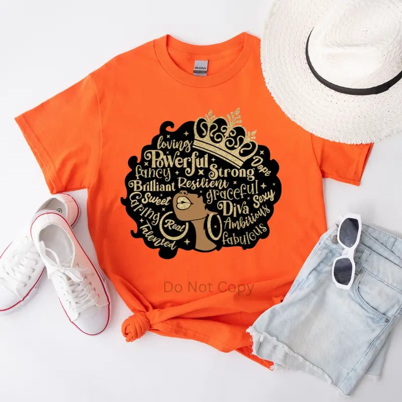 Afro Affirmation DTF Transfer T-Shirts, Hoodie, Sweatshirt | CiraTrend.com