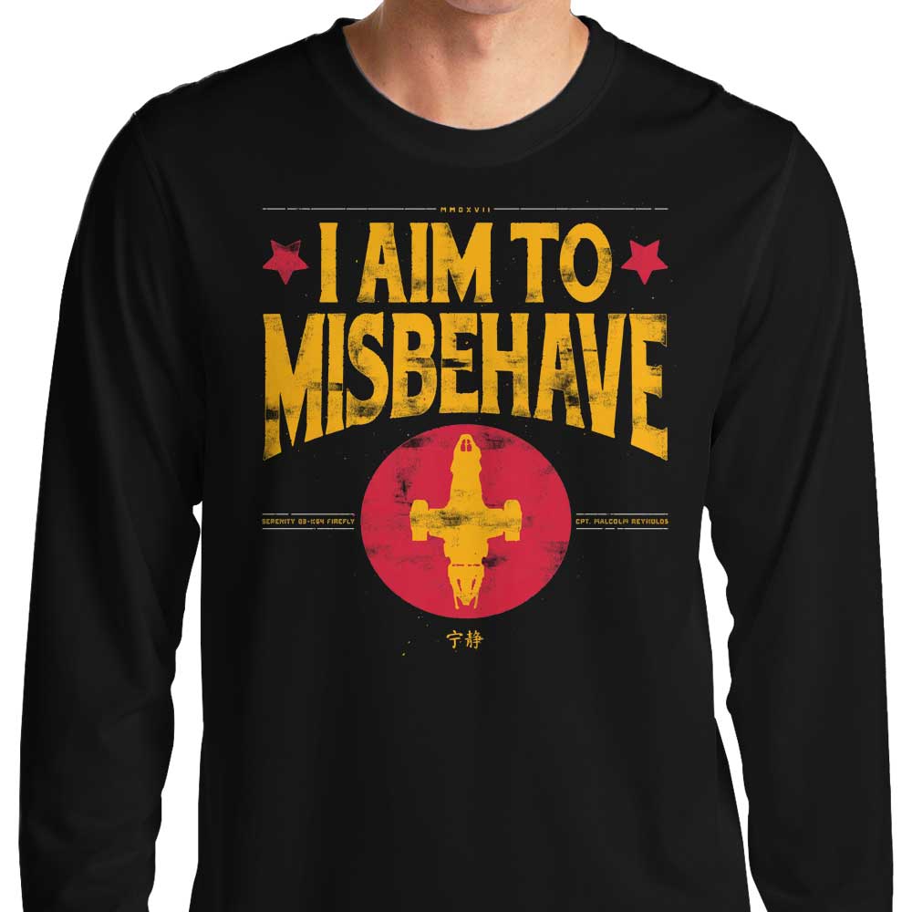 Aim to Misbehave - Long Sleeve T-Shirt Hoodie, Sweatshirt | CiraTrend.com (Image 1)