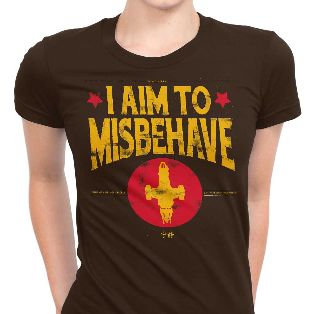 Aim to Misbehave - Women's Apparel T-Shirts, Hoodie, Sweatshirt | CiraTrend.com (Image 1)