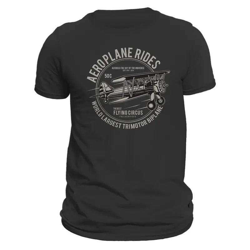 Airplane Pilot Flying Aeroplane Men's T-Shirt Hoodie, Sweatshirt | CiraTrend.com