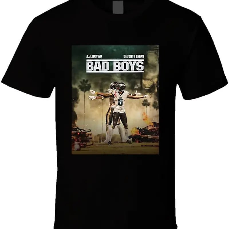 Aj Brown Devonta Smith Bad Boys Celebration T Shirt Hoodie, Sweatshirt | CiraTrend.com