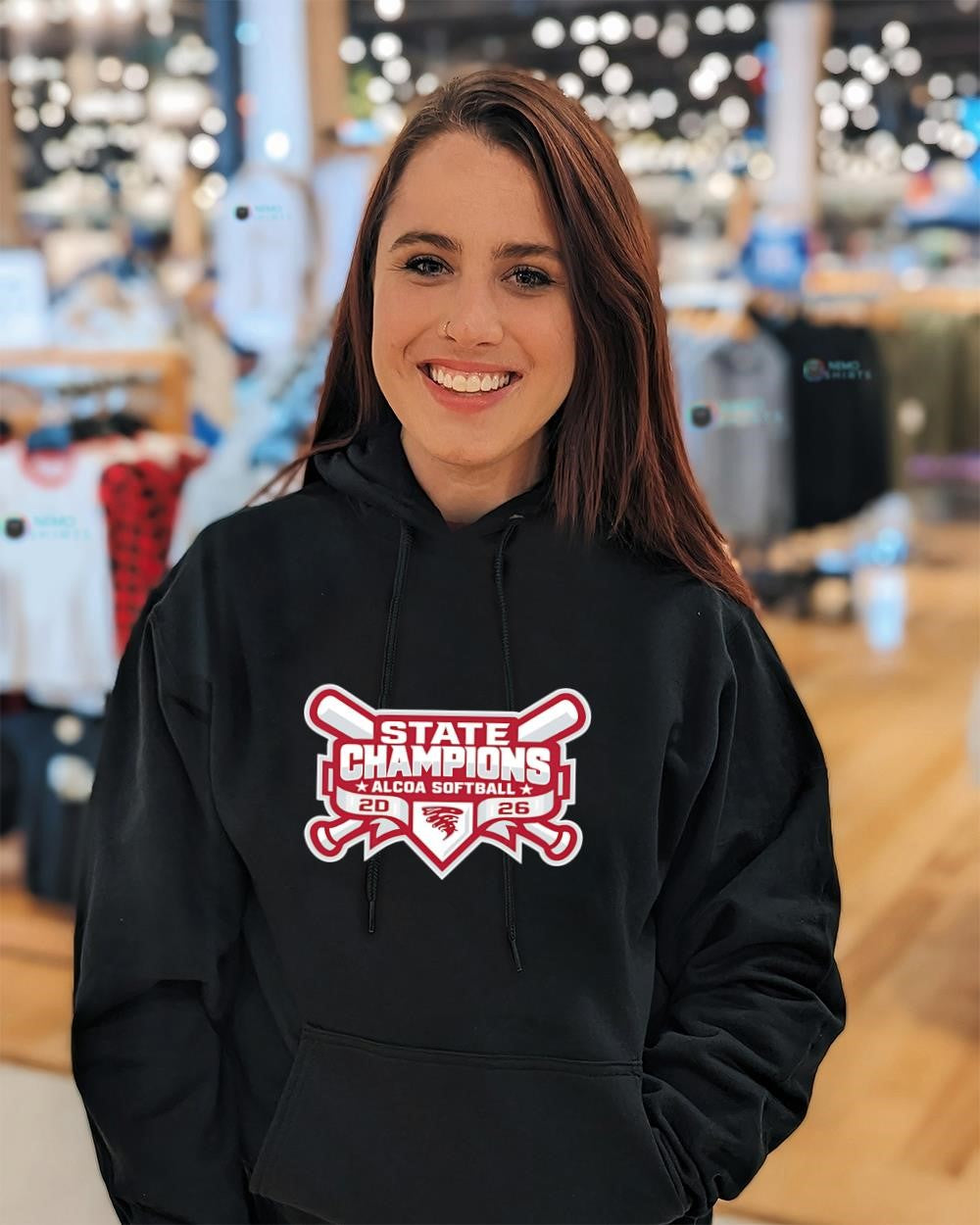 Alcoa Lady Tornadoes softball 2026 State Champions logo shirt