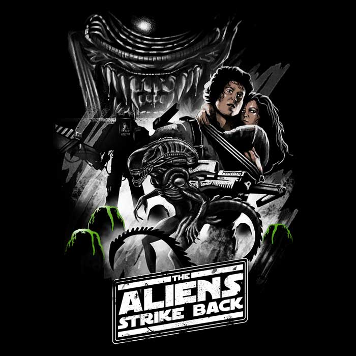 Aliens Strike Back - Long Sleeve T-Shirt Hoodie, Sweatshirt | CiraTrend.com (Image 2)