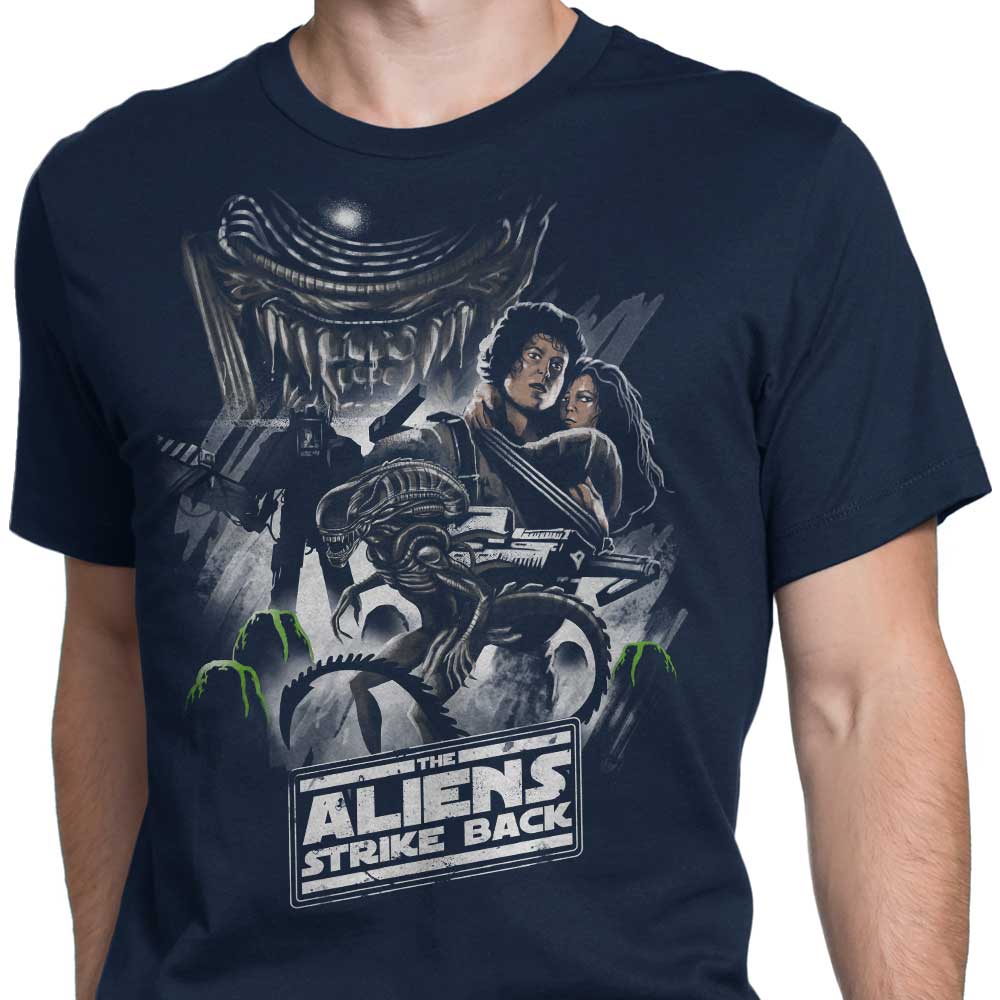 Aliens Strike Back - Men's Apparel T-Shirts, Hoodie, Sweatshirt | CiraTrend.com (Image 4)