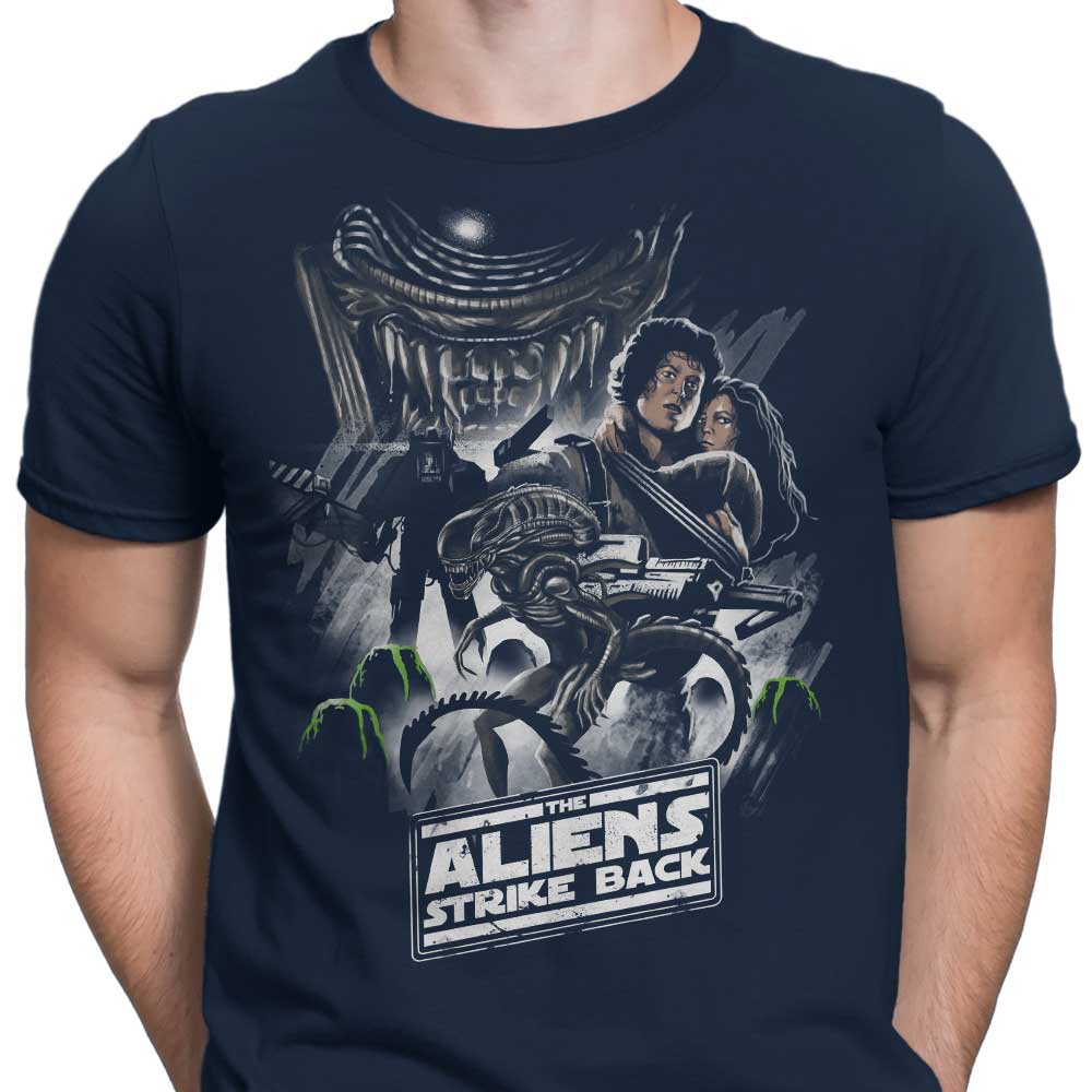Aliens Strike Back - Men's Apparel T-Shirts, Hoodie, Sweatshirt | CiraTrend.com (Image 5)
