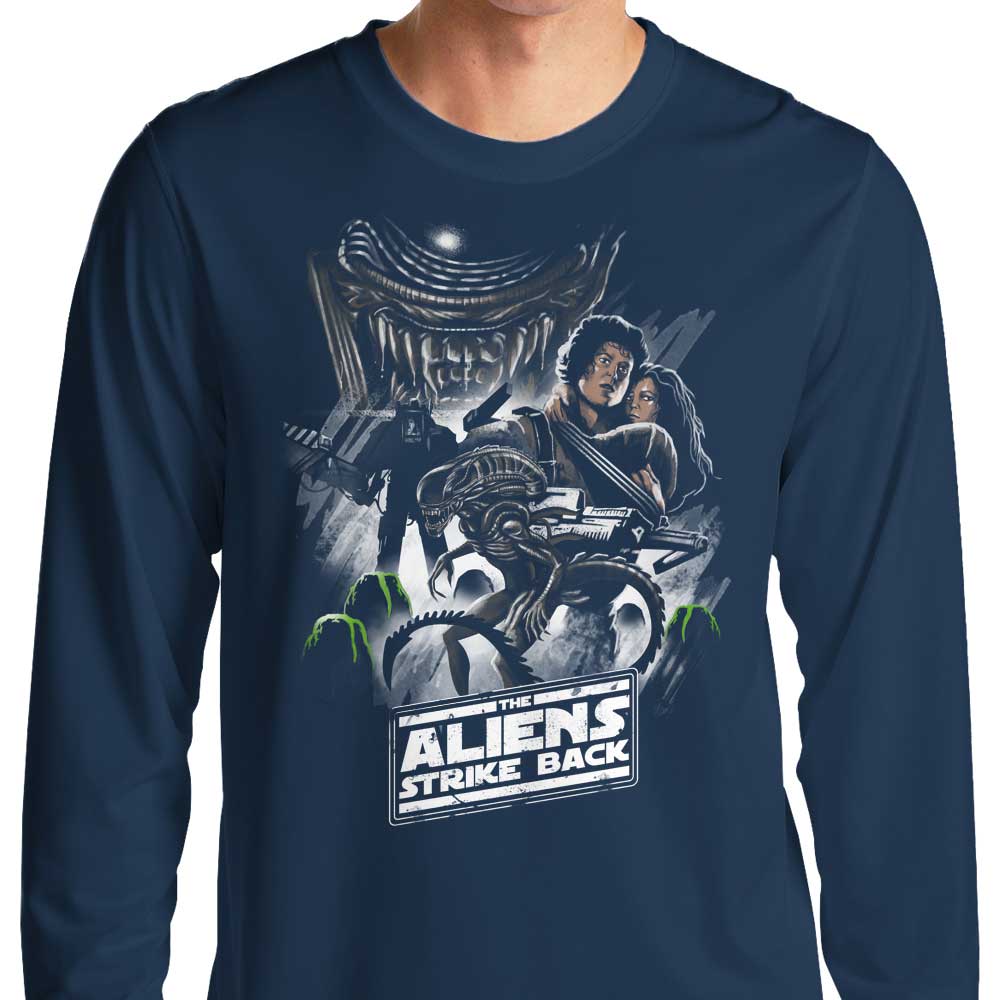 Aliens Strike Back - Long Sleeve T-Shirt Hoodie, Sweatshirt | CiraTrend.com (Image 3)