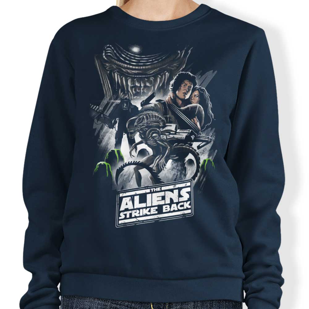 Aliens Strike Back - Sweatshirt T-Shirts, Hoodie | CiraTrend.com (Image 3)