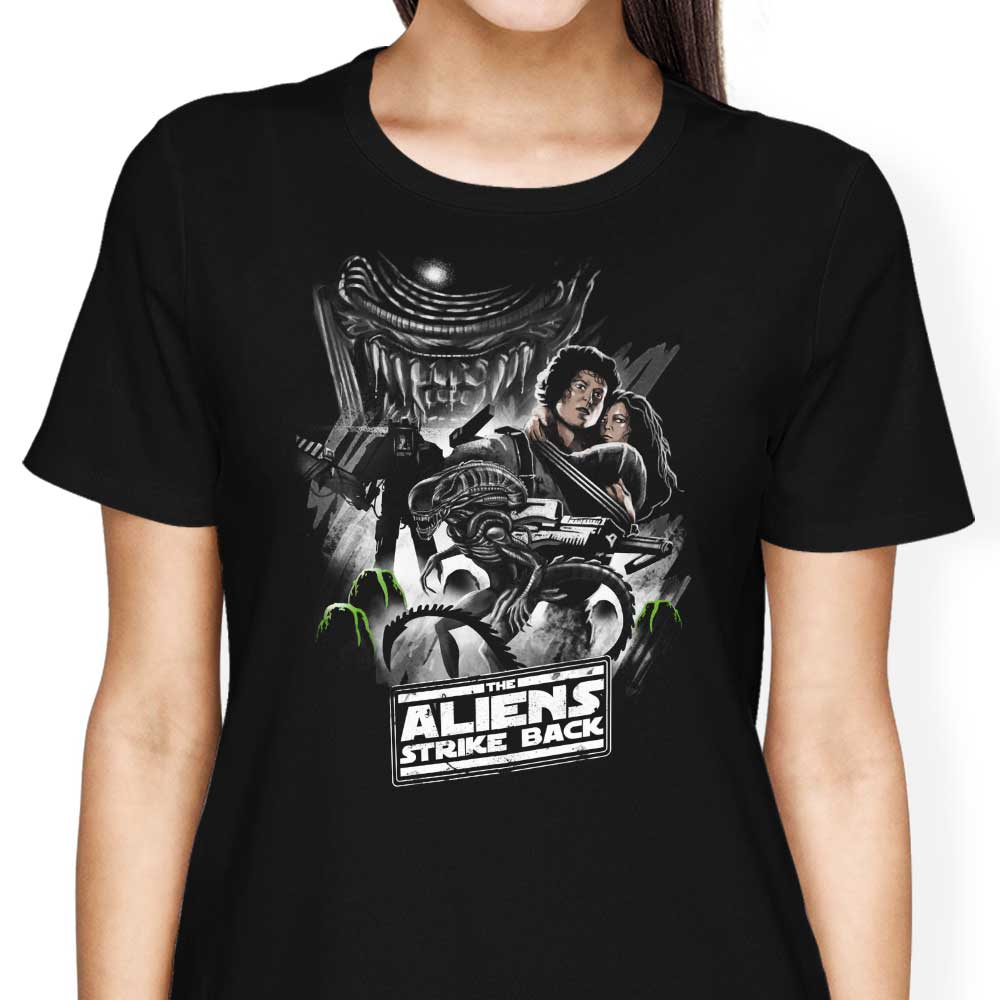 Aliens Strike Back - Women's Apparel T-Shirts, Hoodie, Sweatshirt | CiraTrend.com (Image 3)
