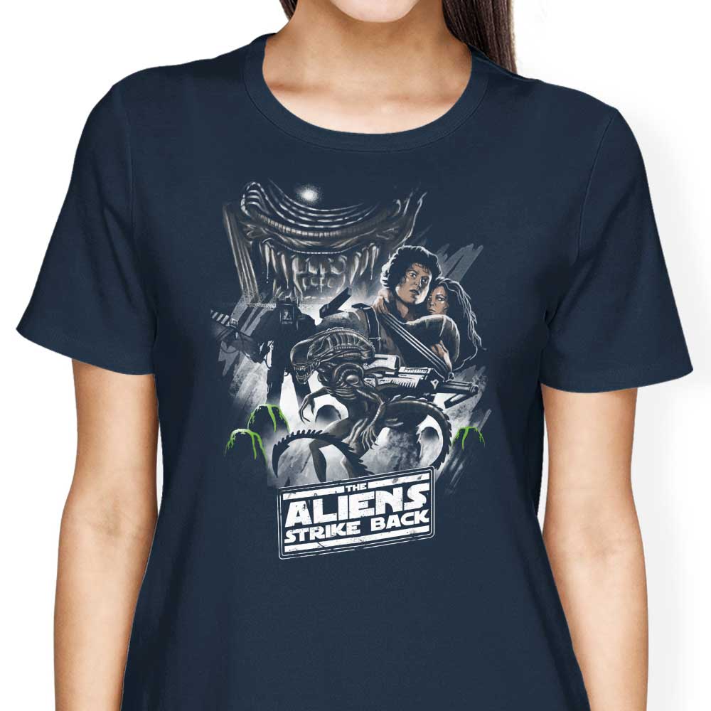Aliens Strike Back - Women's Apparel T-Shirts, Hoodie, Sweatshirt | CiraTrend.com (Image 4)