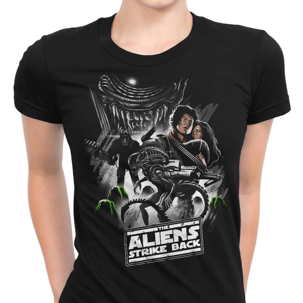 Aliens Strike Back - Women's Apparel T-Shirts, Hoodie, Sweatshirt | CiraTrend.com (Image 1)