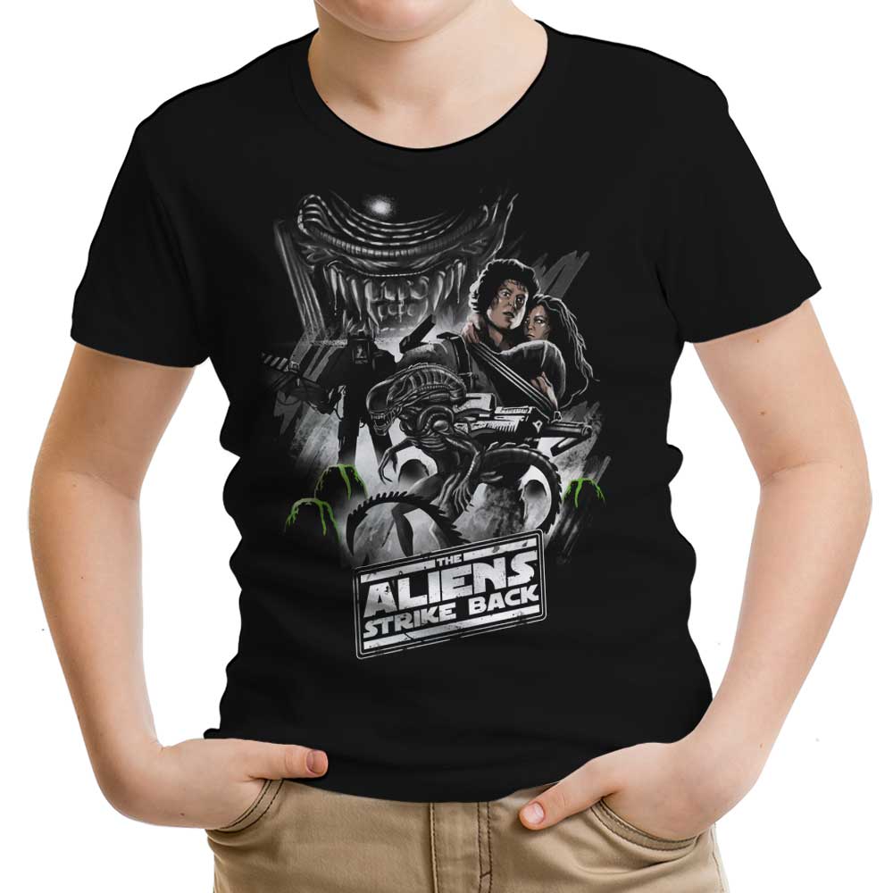 Aliens Strike Back - Youth Apparel T-Shirts, Hoodie, Sweatshirt | CiraTrend.com (Image 1)