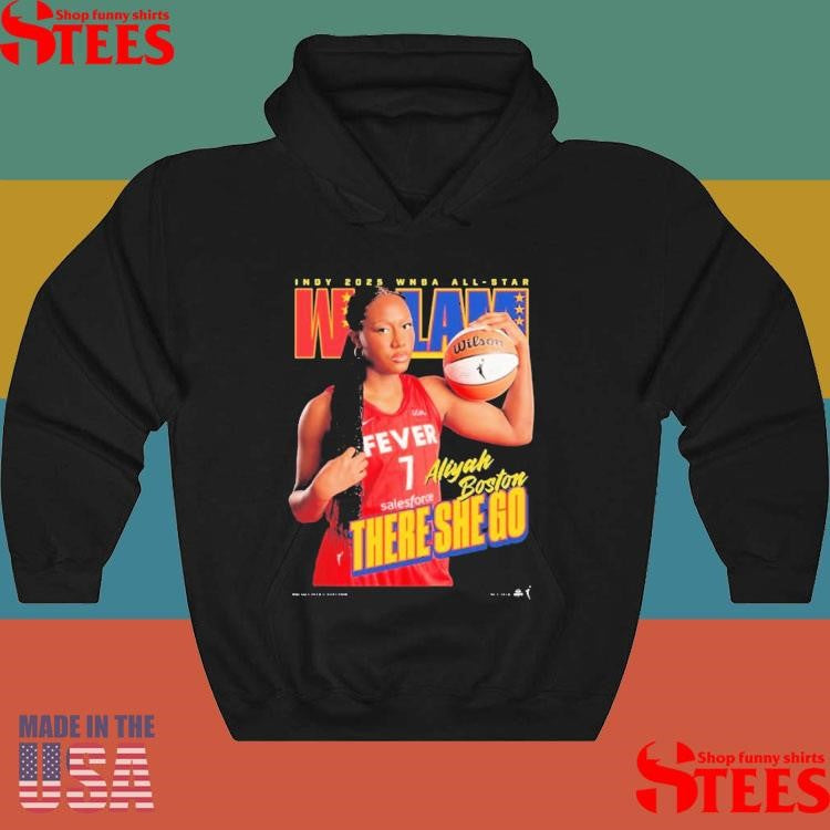 Aliyah Boston Indy 2025 Wnba All Star Wslam There She Go Indiana Fever T-Shirts