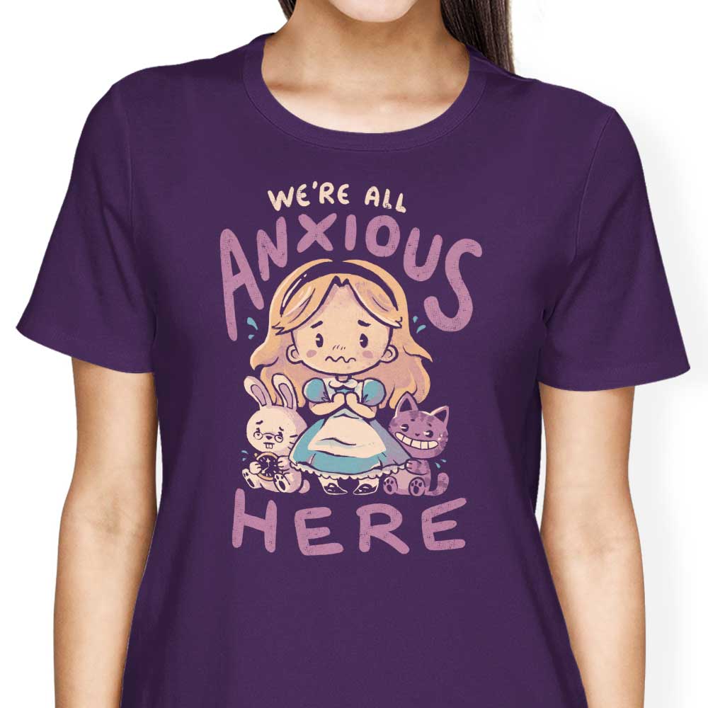 All Anxious Here - Women's Apparel T-Shirts, Hoodie, Sweatshirt | CiraTrend.com (Image 1)