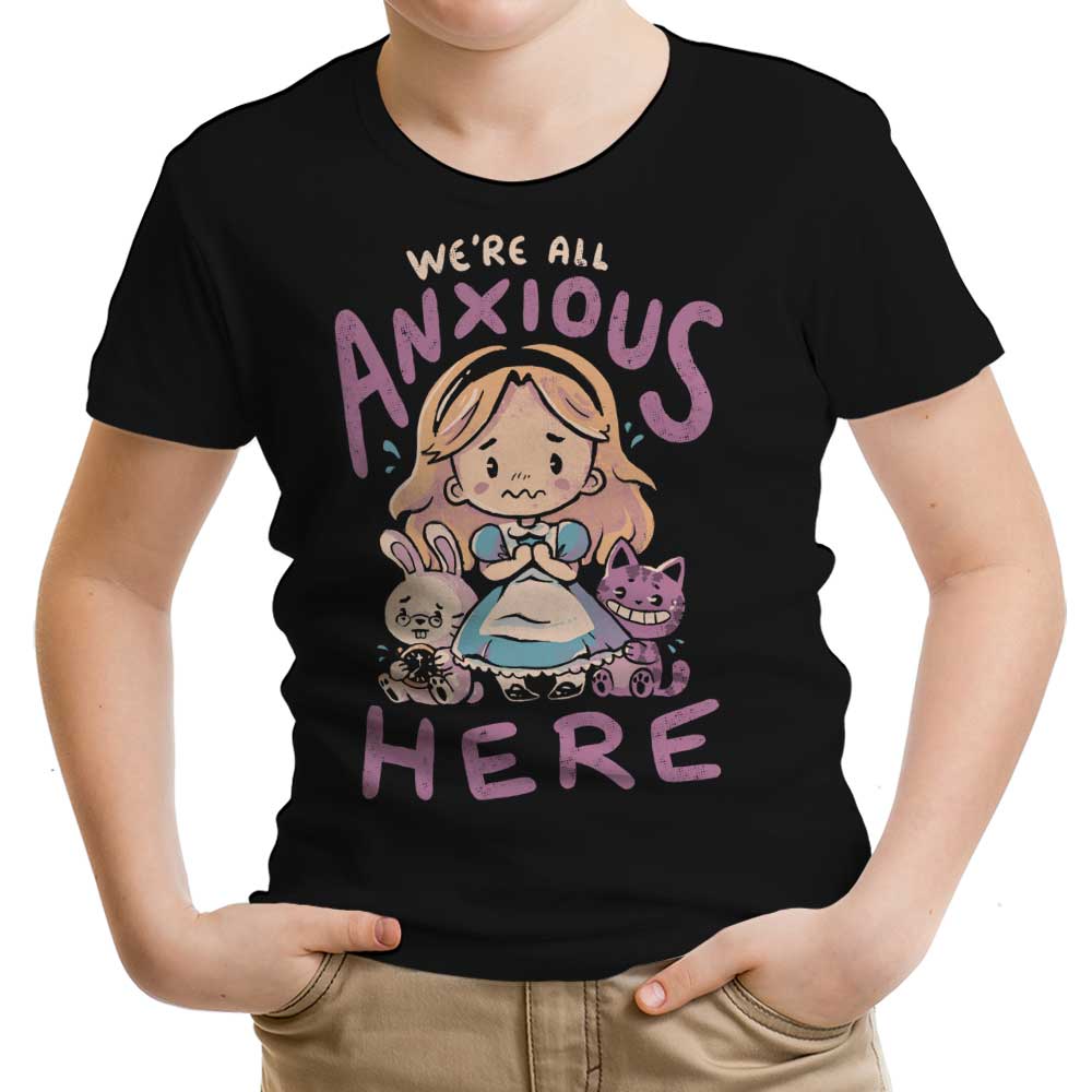 All Anxious Here - Youth Apparel T-Shirts, Hoodie, Sweatshirt | CiraTrend.com (Image 2)
