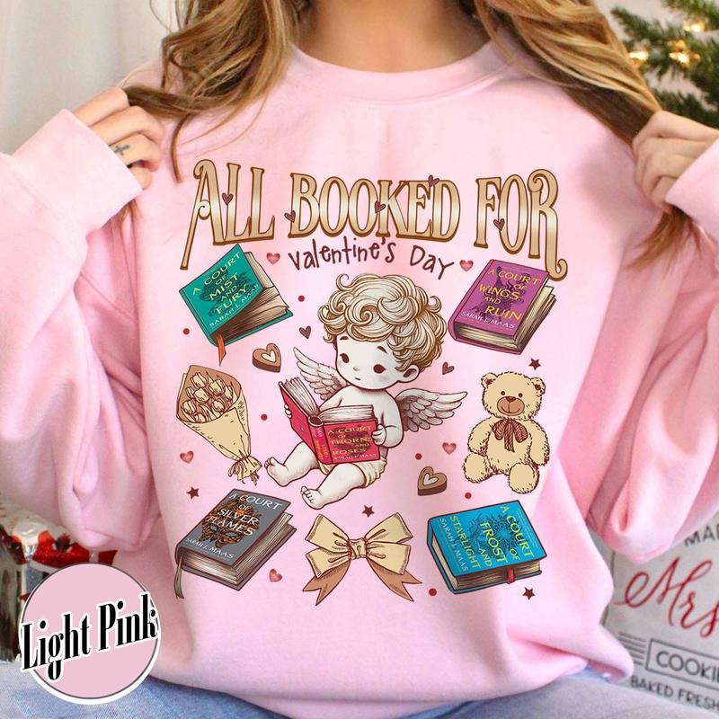 All Booked for Valentines Sweatshirt, All Booked for Valentines Day, All Booked for Valentines, Valentine Book Lover...