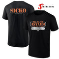 All Elite Asylum for the Sickos text shirt
