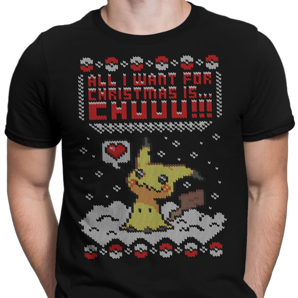 All I Want for Christmas is Chuuu - Men's Apparel T-Shirts, Hoodie, Sweatshirt | CiraTrend.com (Image 5)