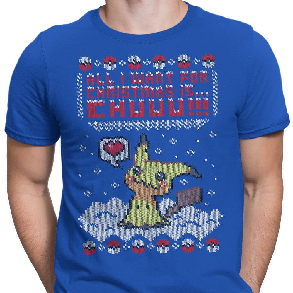 All I Want for Christmas is Chuuu - Men's Apparel T-Shirts, Hoodie, Sweatshirt | CiraTrend.com (Image 2)