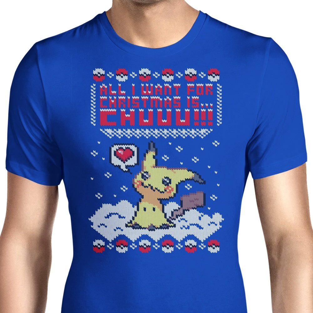All I Want for Christmas is Chuuu - Men's Apparel T-Shirts, Hoodie, Sweatshirt | CiraTrend.com (Image 1)