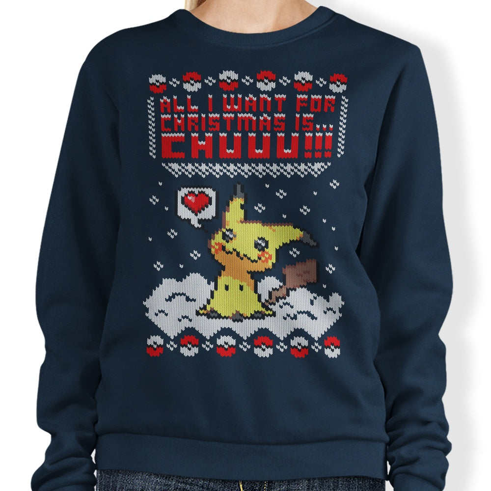 All I Want for Christmas is Chuuu - Sweatshirt T-Shirts, Hoodie | CiraTrend.com (Image 4)