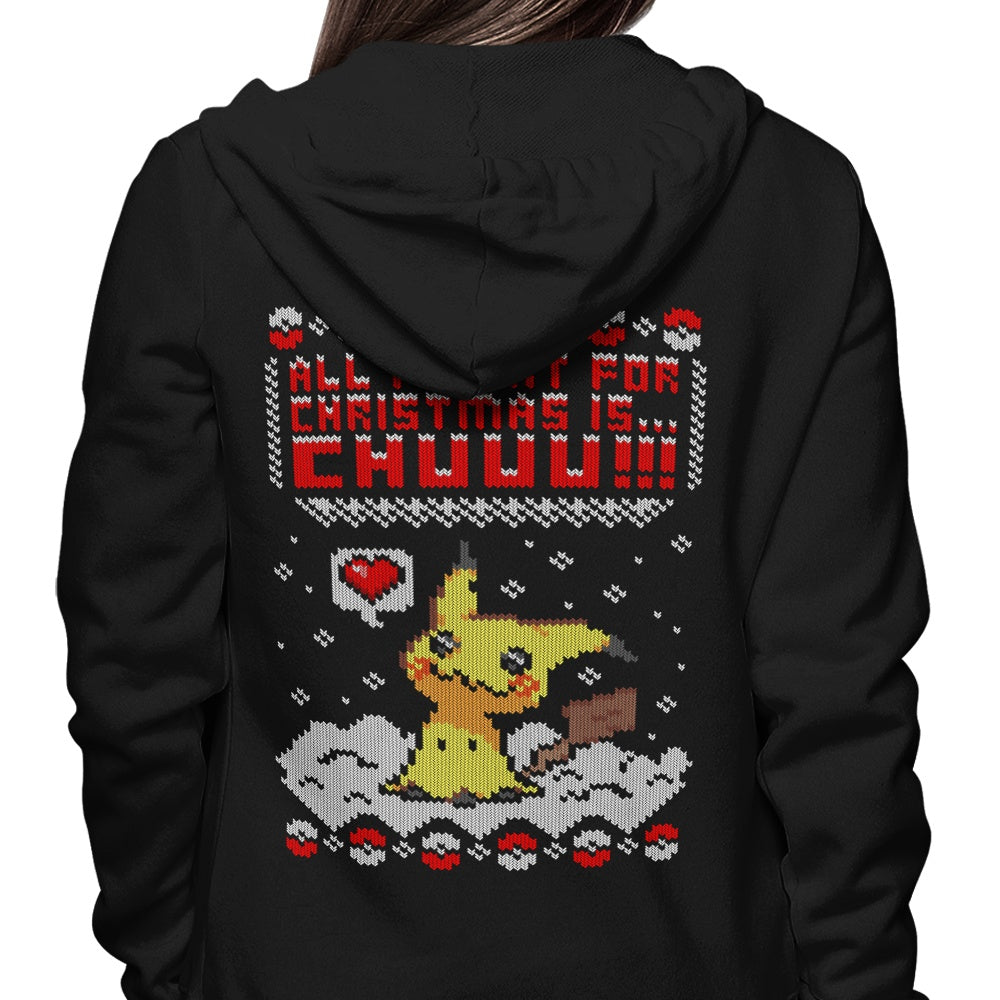 All I Want for Christmas is Chuuu - Hoodie T-Shirts, Sweatshirt | CiraTrend.com (Image 3)
