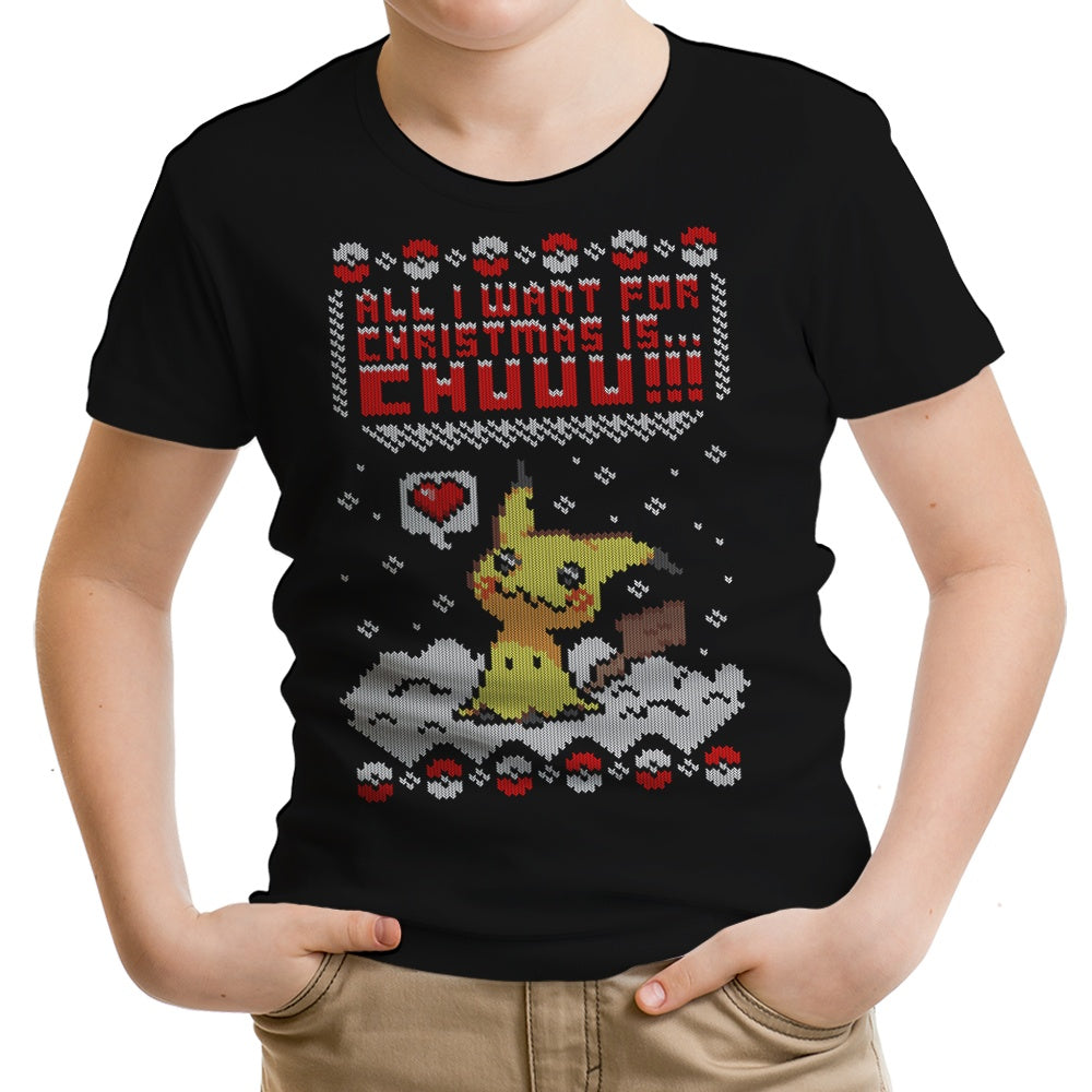 All I Want for Christmas is Chuuu - Youth Apparel T-Shirts, Hoodie, Sweatshirt | CiraTrend.com (Image 3)