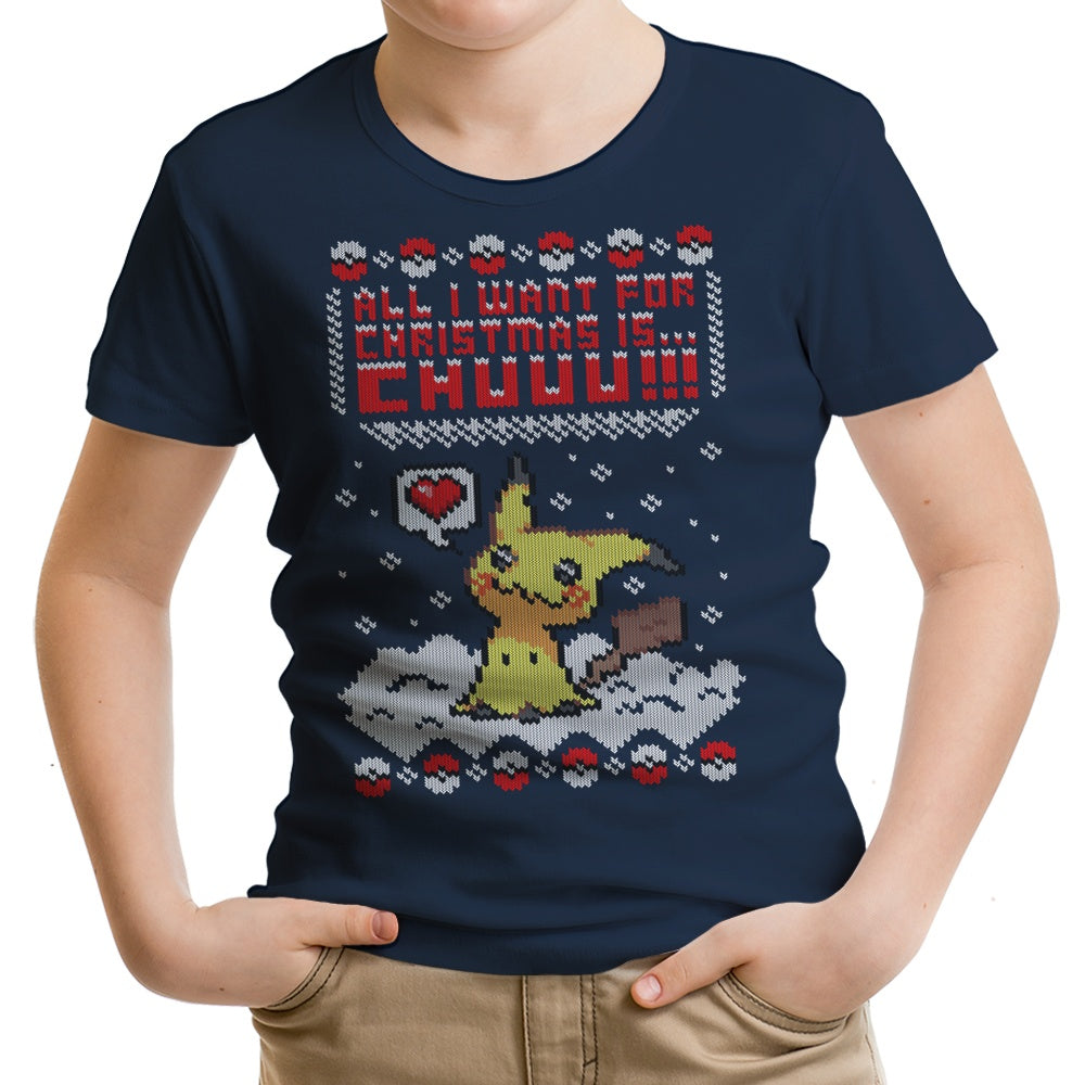 All I Want for Christmas is Chuuu - Youth Apparel T-Shirts, Hoodie, Sweatshirt | CiraTrend.com (Image 4)