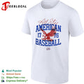 All Star American 17 76 Baseball America 250th shirt