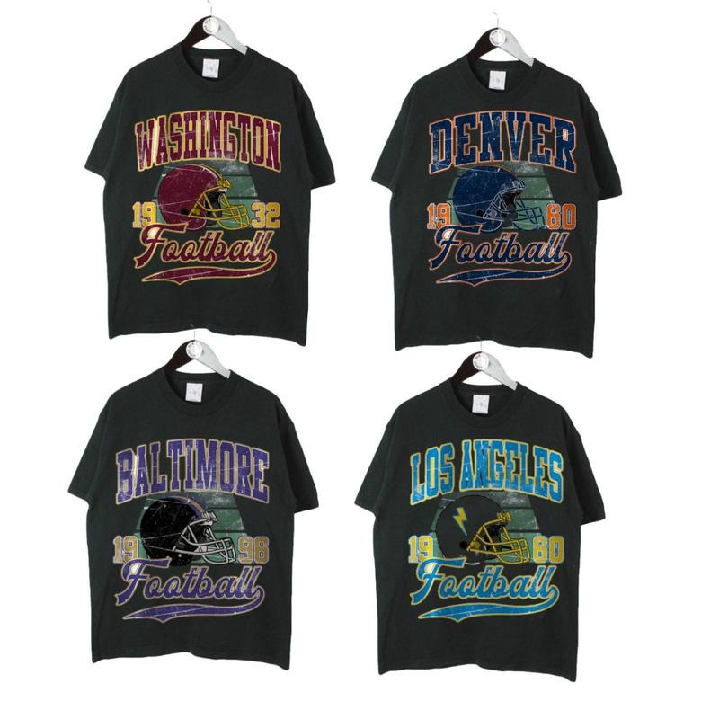 All Teams Football Vintage Style Crewneck Black Shirt, Vintage All Teams Football Black Shirt buccaneers shirt Hoodie,...