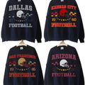 All Teams Football Vintage Style Crewneck Sweatshirt, Retro Design, Vintage Football Teams T-Shirts, Hoodie | CiraTrend.com