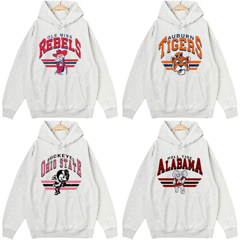 All Teams NCAA Vintage College NCAA Hoodie, Vintage NCAA Ash Grey Hoodie, Classic Sport Hoodie, Gifts For Sport T-Shirts,...