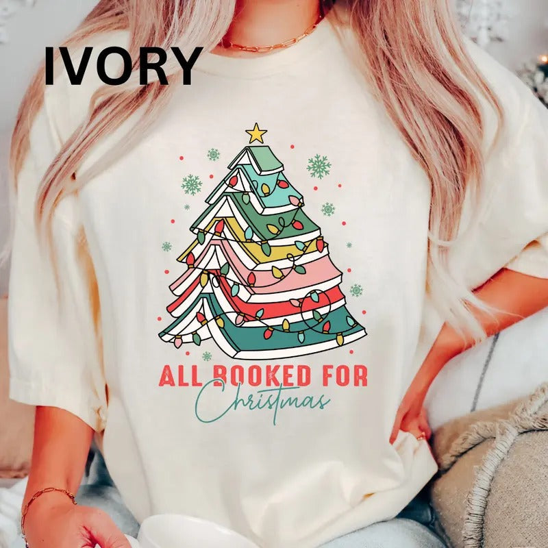 All booked for christmas shirt, Womenswear, Oversized, Printed, comfort colors Hoodie, Sweatshirt | CiraTrend.com