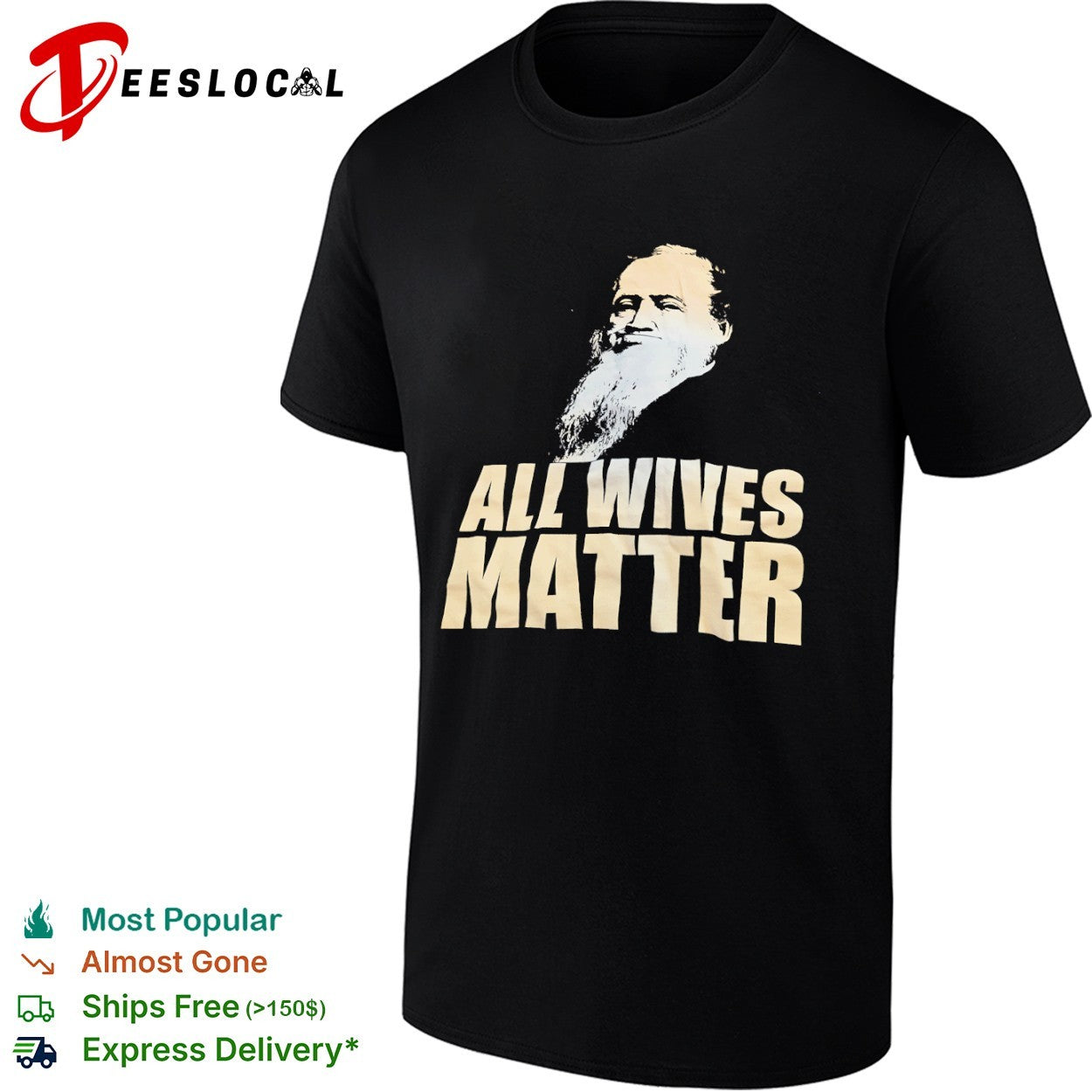 All wives matter vintage portrait graphic shirt