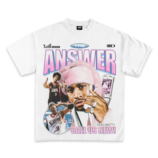 Allen Iverson Icy Exclusive The Answer Graphic T-Shirt