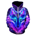 Alpha Galaxy Wolf Hoodie