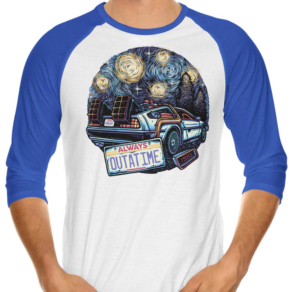 Always Outatime - 3/4 Sleeve Raglan T-Shirt Hoodie, Sweatshirt | CiraTrend.com (Image 4)