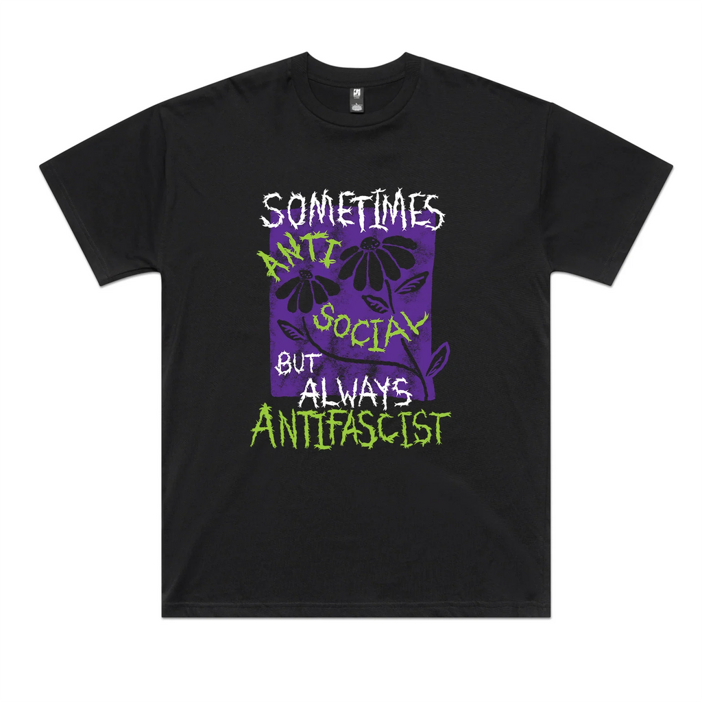 Always Antifascist Oversized Tee Hoodie, Sweatshirt | CiraTrend.com (Image 2)