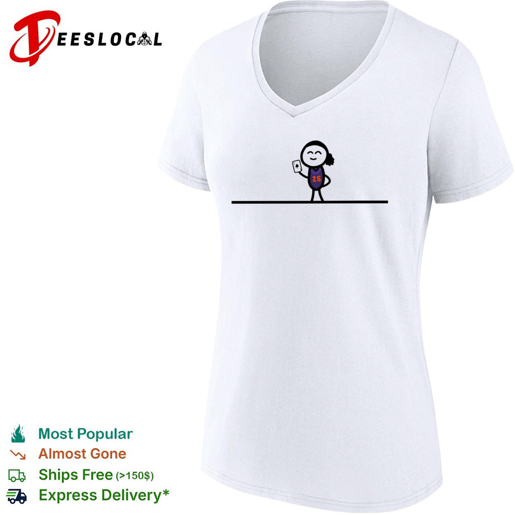 Alyssa Thomas 25 Phoenix Mercury painting shirt