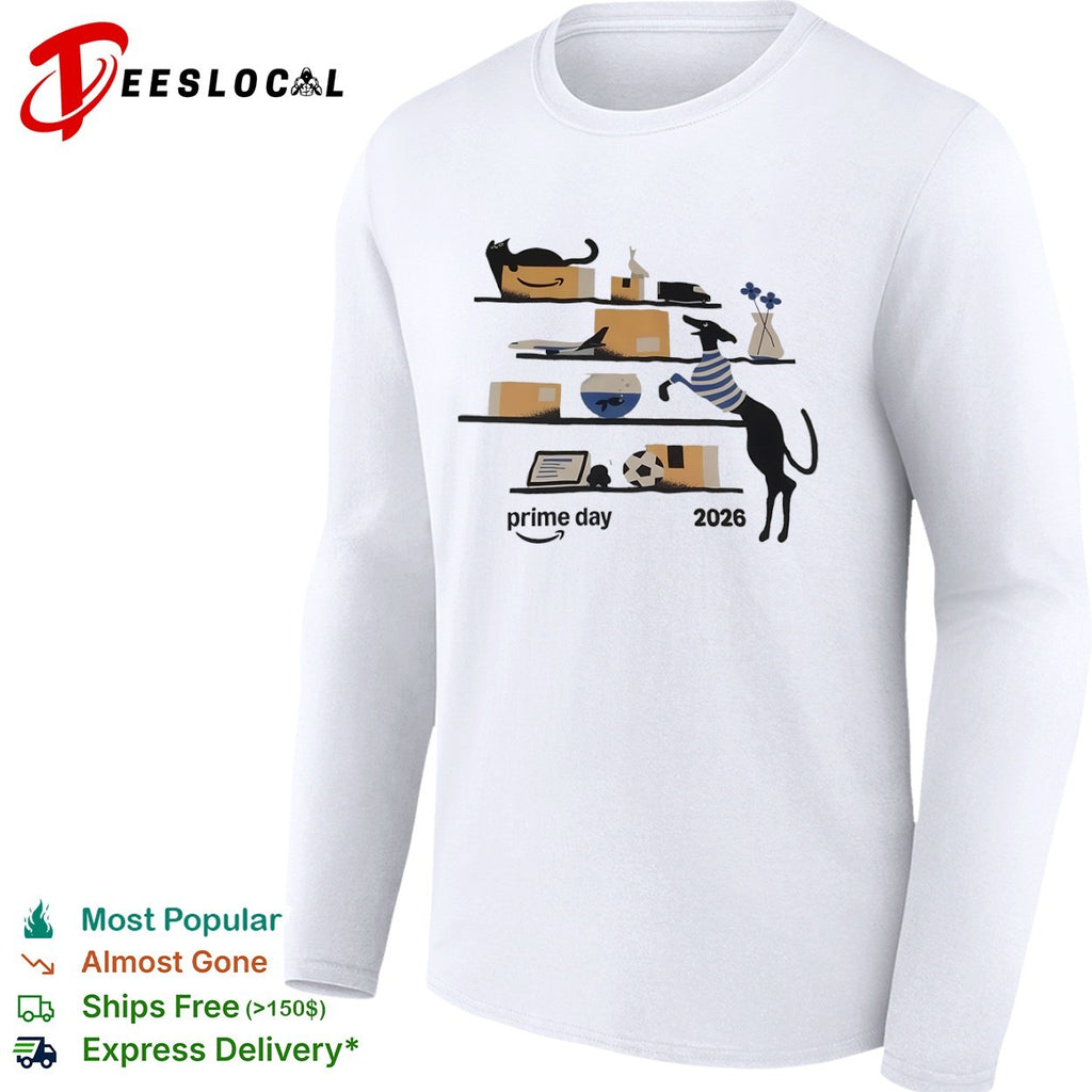 Amazon Prime Day 2026 mascot cat shirt