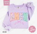 Amen Bow Comfort Colors Sweatshirt, Easter Women's Crewneck, Cute Women's Sweater T-Shirts, Hoodie | CiraTrend.com