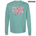 Amen Floral Coquette Long Sleeve Comfort Colors T-Shirt Hoodie, Sweatshirt | CiraTrend.com