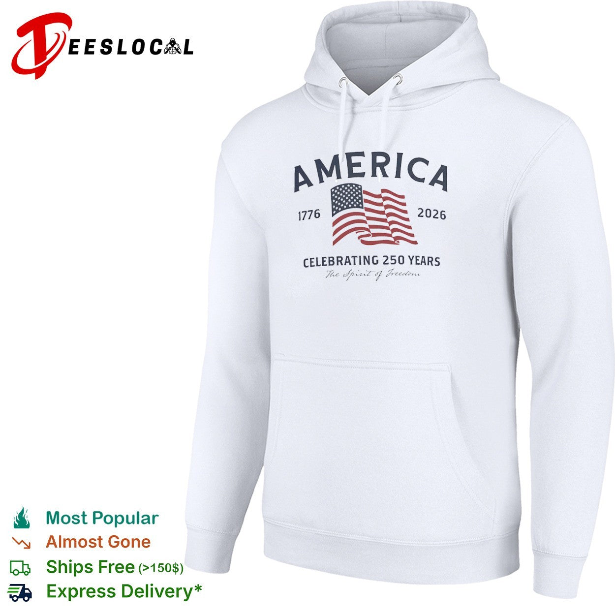 America 1776 2026 Celebrating 250 Years the Spirit of Freedom shirt