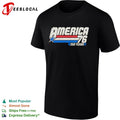 America 1976 250 years patriotic flag star shirt