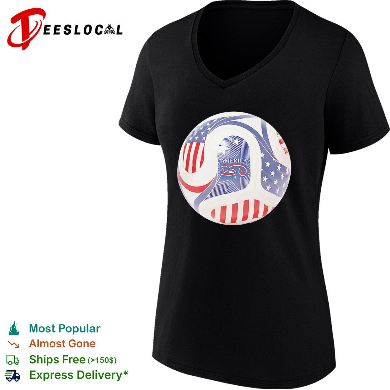 America 250 patriotic red white and blue stars shirt